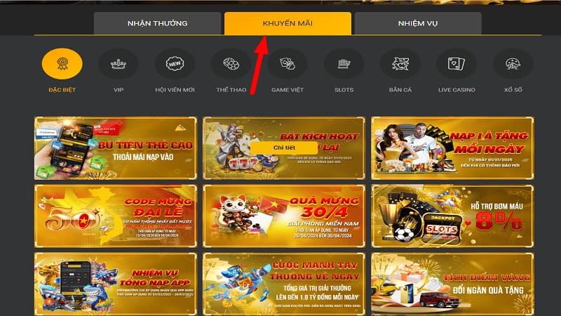 Nhiều chương trình khuyến mãi 888B cho thành viên